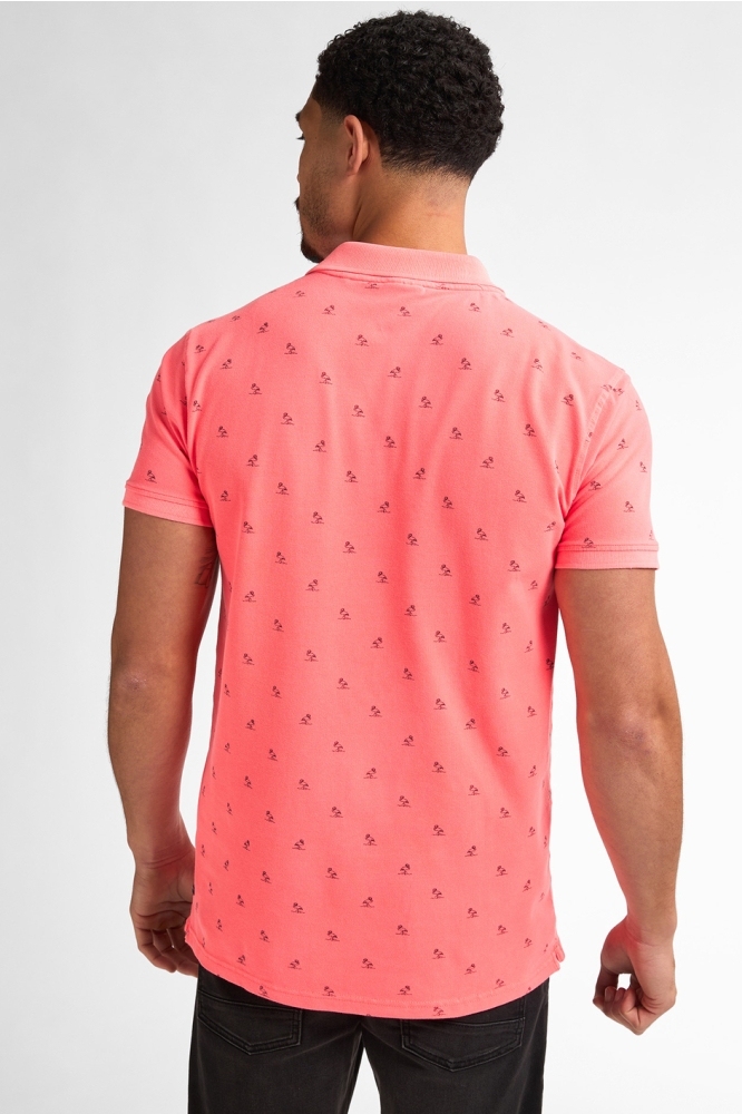 POLO MET PRINT M 1050 POL921 3099 FIERY CORAL